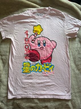 Nintendo Pink Kirby Star Graphic Tee